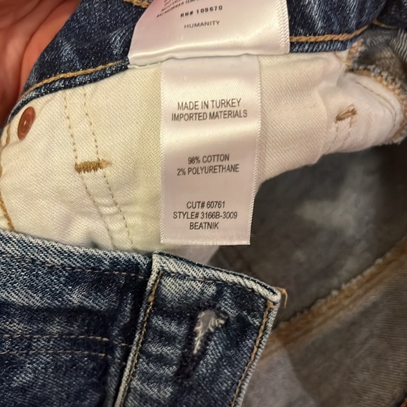 CITIZENS OF HUMANITY Beatnik Denim Mini Skirt. Size 30. Colour: Idlewild - Picture 10 of 10